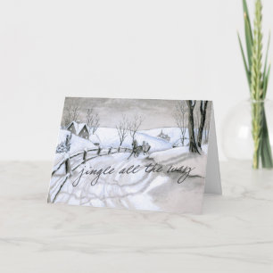 JINGLE ALL THE WAY Greeting Card
