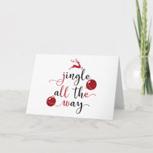 jingle all the way holiday card