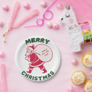 Jingle All The Way Paper Plate