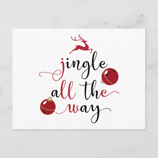 jingle all the way postcard (Front)