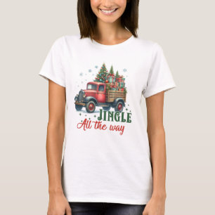 Jingle All the Way RED TRUCK T-Shirt