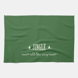 Jingle All The Way Tea Towel