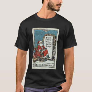Jingle All The Way to The Fridge Santa Christmas F T-Shirt