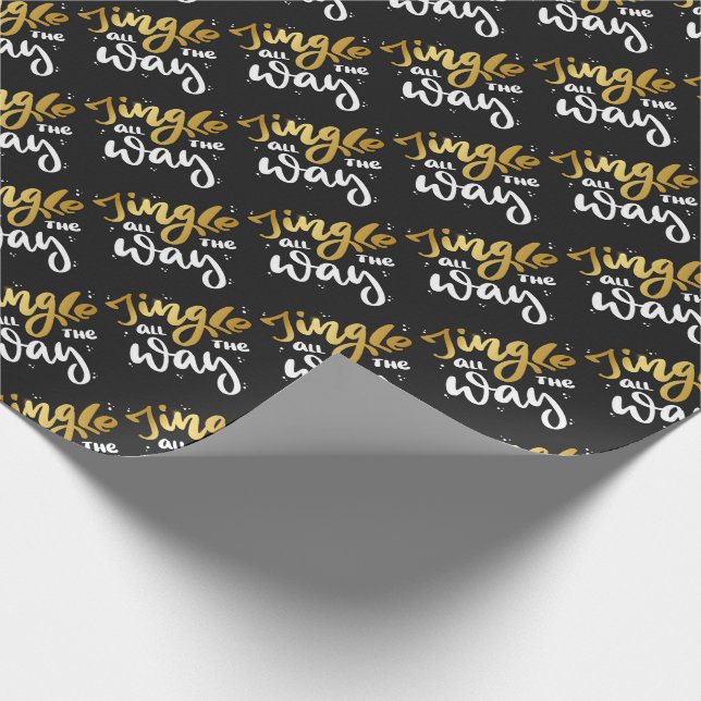 Jingle all the way wrapping paper (Corner)