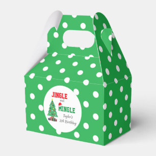 Jingle And Mingle Birthday Favour Box