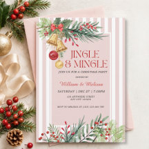 Jingle and Mingle Elegant Winter Christmas Party