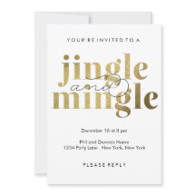 Jingle and Mingle | Holiday Party Invitations