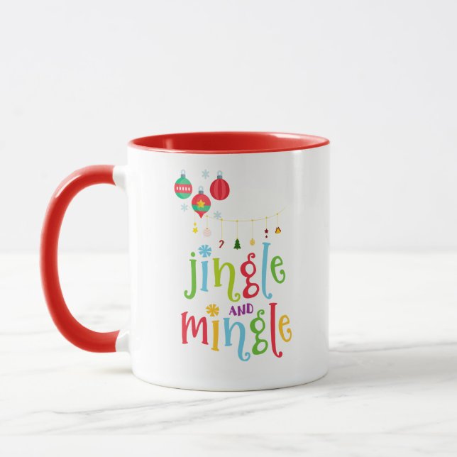 Jingle and Mingle Mug (Left)