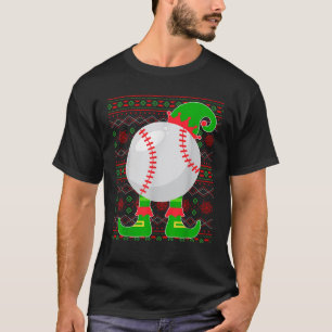 Jingle Ballers Christmas BaseBall Xmas Elf Squad H T-Shirt