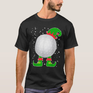 Jingle Ballers Christmas Golf Golfer Xmas Elf Squa T-Shirt