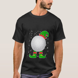 Jingle Ballers Christmas Golf Golfer Xmas Elf Squa T-Shirt