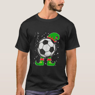 Jingle Ballers Christmas Soccer Ball Xmas Elf Squa T-Shirt