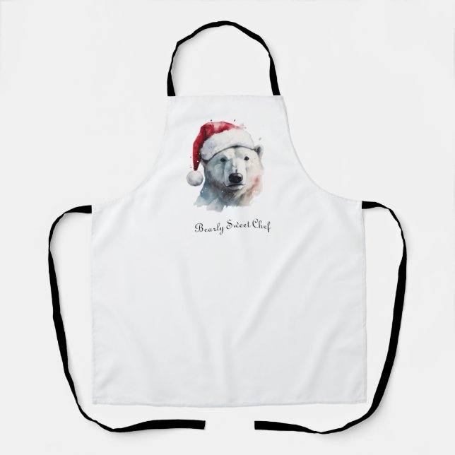 Jingle Bear Joy, custom Apron (Front)