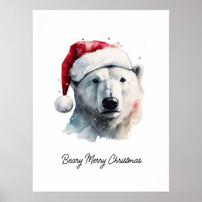 Jingle Bear Joy, custom Poster (Front)