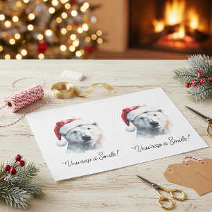 Jingle Bear Joy, custom Tissue Paper