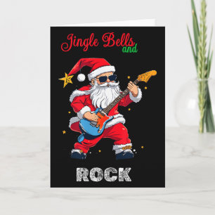 Jingle Bell And Rock Christmas Santa Rolling Playi Card