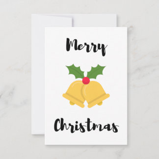Jingle bell Christmas card
