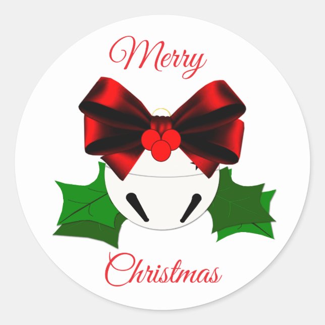 Jingle Bell Envelope Seals (Front)