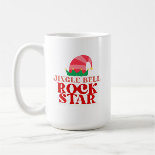Jingle Bell Rock Star, Christmas Coffee Mug