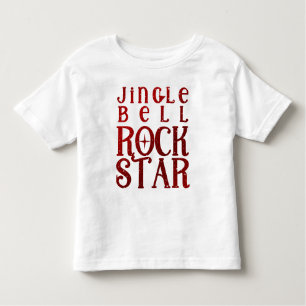 Jingle Bell Rock Star, Christmas Toddler T-Shirt