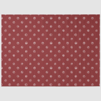 Jingle Bell Tissue Paper-Compliments Skating Santa Tissue Paper