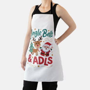 Jingle Bells ADLS Occupational Therapy OT Reindeer Apron