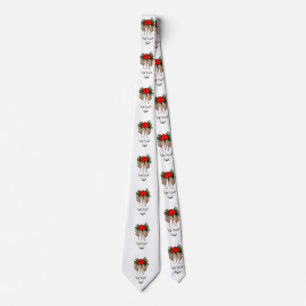 Jingle Bells And Holly Necktie