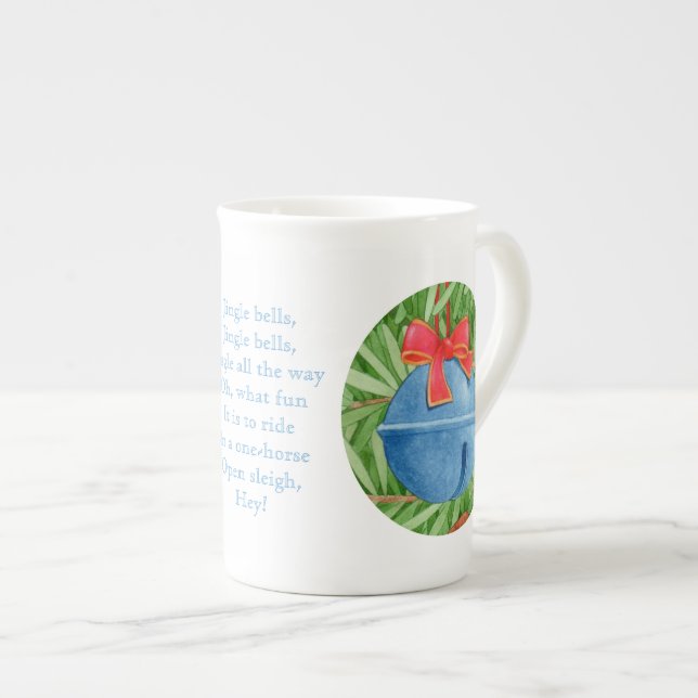 JINGLE BELLS Bone China Mug (Front Right)