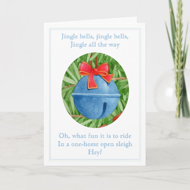 JINGLE BELLS Christmas Card (Front)