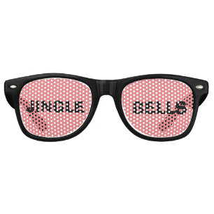 JINGLE BELLS CHRISTMAS FUNGLASSES RETRO SUNGLASSES