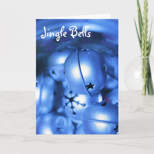 Jingle Bells Christmas Greeting Card (Front)