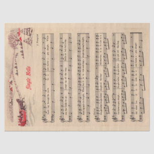 Jingle Bells Christmas Holiday Carol Sheet Music 