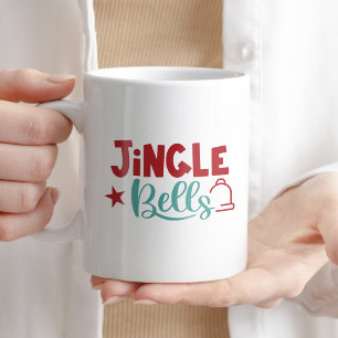 Jingle Bells Coffee Tea Christmas Holiday Coffee Mug