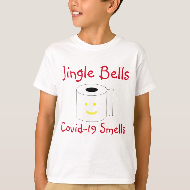 Jingle Bells, Covid-19 Smells T-Shirt (Front)