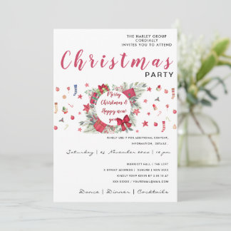 jingle bells customised invitation