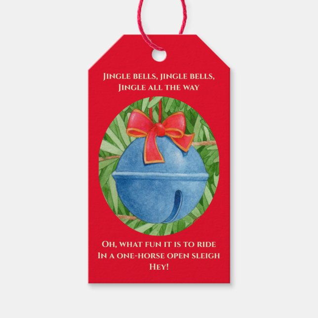 JINGLE BELLS Gift Tags III (Front)