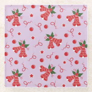 Jingle Bells Glass Coaster