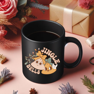 Jingle Bells Merry Christmas Drinking Coffee Mug