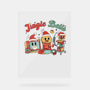 Jingle Bells Nurse, Christmas Nurse, Funny Christm Acrylic Sign