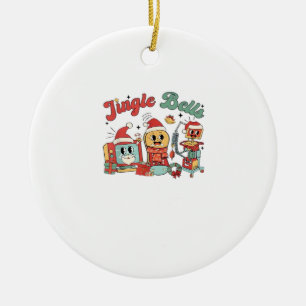 Jingle Bells Nurse, Christmas Nurse, Funny Christm Ceramic Ornament