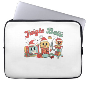 Jingle Bells Nurse, Christmas Nurse, Funny Christm Laptop Sleeve