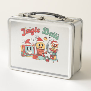 Jingle Bells Nurse, Christmas Nurse, Funny Christm Metal Lunch Box