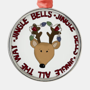 Jingle Bells Reindeer Keepsake Ornament