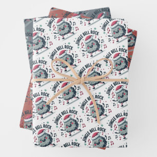 Jingle Bells Rock Christmas Wrapping Paper Sheets