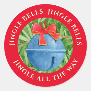 JINGLE BELLS Small Round Stickers III