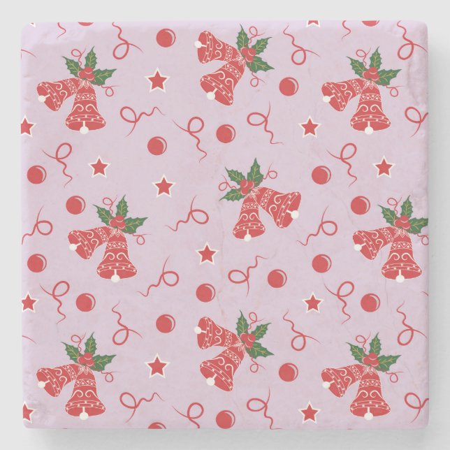 Jingle Bells  Stone Coaster (Front)