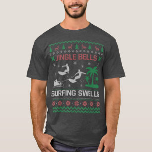 Jingle Bells Surfing Swells Ugly Christmas Sweater