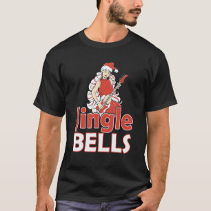 Jingle Bells with lovely woman and guitar T-Shirt