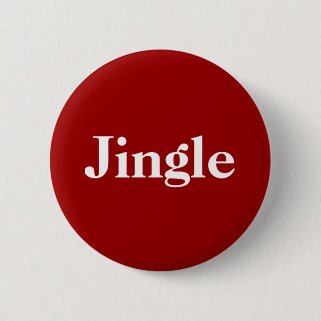 Jingle Button (Front)