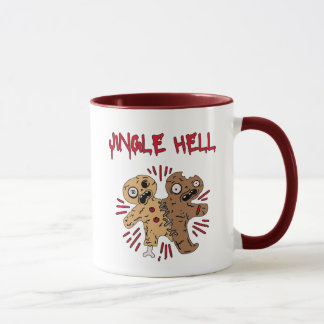 Jingle hell scary Christmas funny Mug
